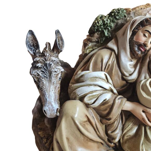 Roman Joseph's Studio 6" H Restful Holy Family Nativity Figurine Religious Dove - Picture 4 of 9